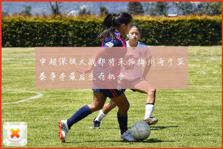 中超保级大战即将来临梅州海牛亚泰争夺最后生存机会