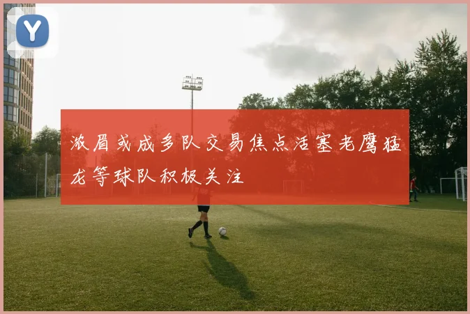 浓眉或成多队交易焦点活塞老鹰猛龙等球队积极关注